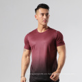 Camiseta de cuatro vías rápida de cuatro vías Sports Sports Top Head Gradient Regular Fit Jogger Man Tech Shirts